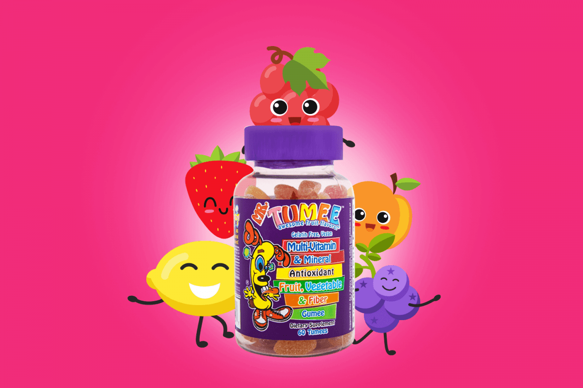 Mr Tumee Multivitamin & Mineral Gumee Awesome Fruit Flavors 60 Tumees